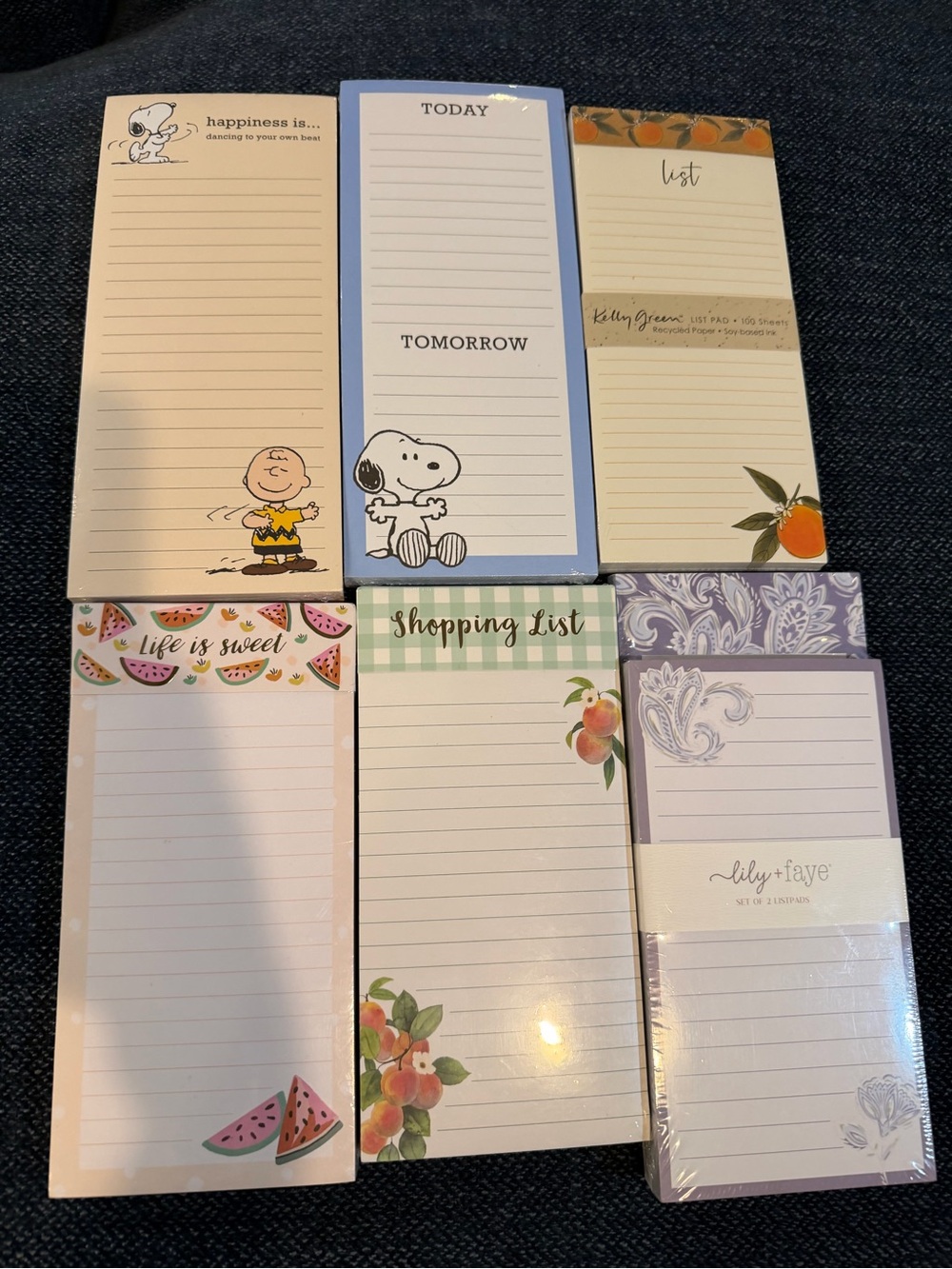 New Peanuts Snoopy Today & Tomorrow Notepad & Other Notepads